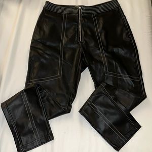 Maniére De Voir Leather Pants NWT